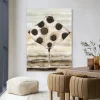 Wandkleed Eagle Ray in maat en frame naar keuze