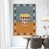 Wandkleed Eclectic Series 4 in maat en frame naar keuze