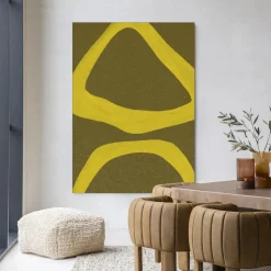 Wandkleed Elementa Verde 1 in maat en frame naar keuze