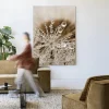 Wandkleed Landelijke Natuur in maat en frame naar keuze