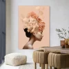 Wandkleed Leave Crown in maat en frame naar keuze