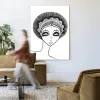 Wandkleed Leyla in maat en frame naar keuze