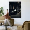 Wandkleed Luxury Drive in maat en frame naar keuze