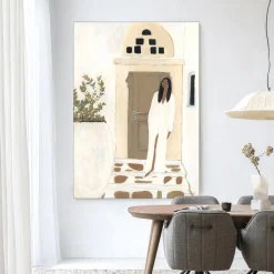 Wandkleed Mediterranean Dream in maat en frame naar keuze