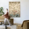 Wandkleed Oriental Day in maat en frame naar keuze