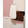 Wandkleed Pink Fields in maat en frame naar keuze