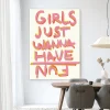 Wandkleed P.S Written By A Girl in maat en frame naar keuze