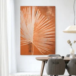Wandkleed Rusty Palm in maat en frame naar keuze
