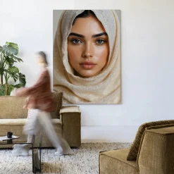 Wandkleed Sahara in maat en frame naar keuze