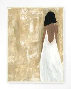 Wandkleed She Opened Her Heart in maat en frame naar keuze
