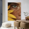 Wandkleed Sunflower in maat en frame naar keuze