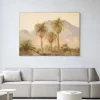 Wandkleed Tunesia in maat en frame naar keuze