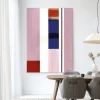 Wandkleed Vertical Lilac in maat en frame naar keuze