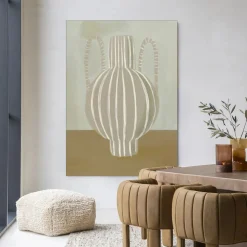 Wandkleed Vivid Vase 04 in maat en frame naar keuze