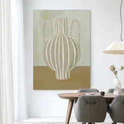 Wandkleed Vivid Vase 04 in maat en frame naar keuze
