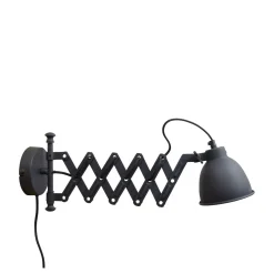 Wandlamp Harmonica Ø12cm, kleur Vintage Black