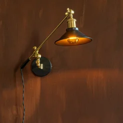 Wandlamp Penelope kleur Zwart