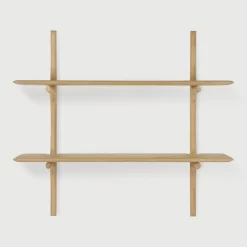 Wandrek PI Hout, Met 2 planken