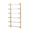 Wandrek Sitra Eikenhout en glas, 202 x 110cm