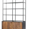 Wandrek Taviano Met 2 deuren, Sheesham- en mangohout, 180 x 110cm