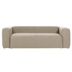 2-zits Bank Blok 210cm, kleur Beige