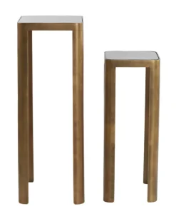 Zuil Oxe Set van 2 stuks, kleur Antiek Brons